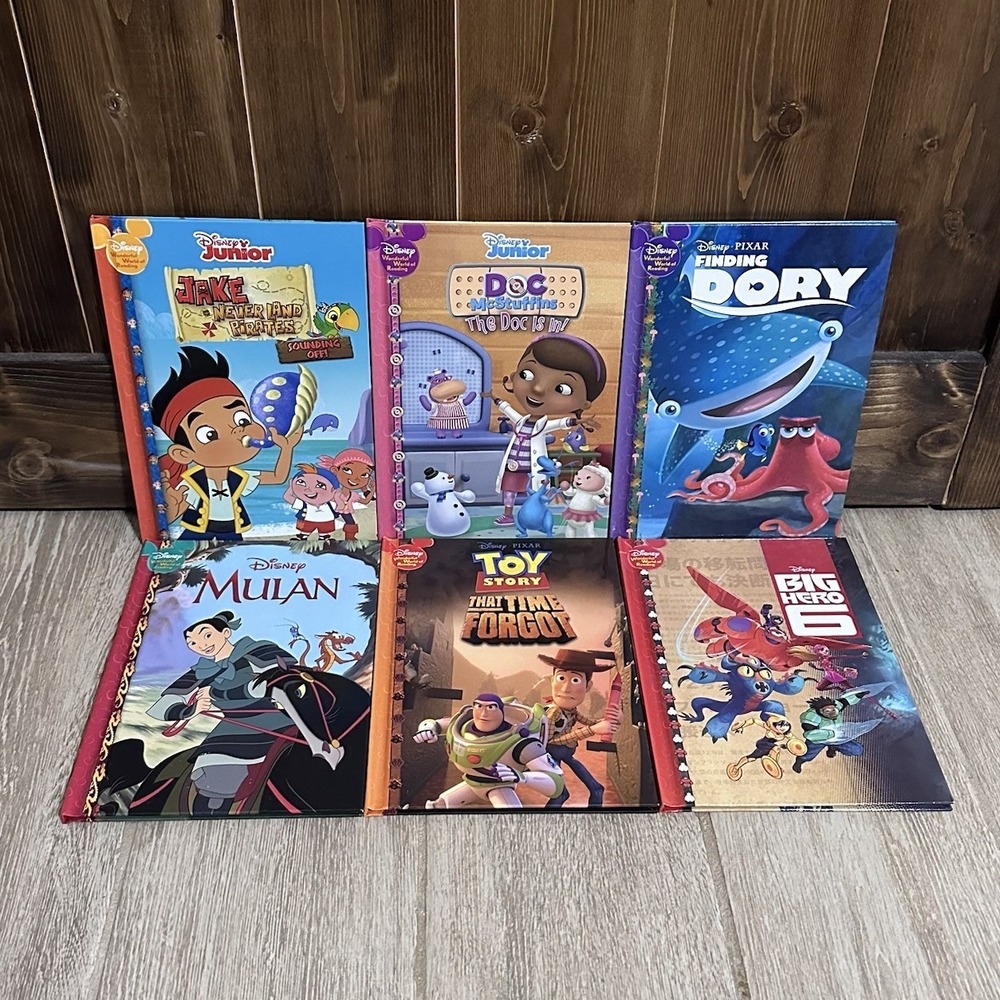 NEW Disney's Wonderful World Of Reading Hardcover LOT 2011-2019‎